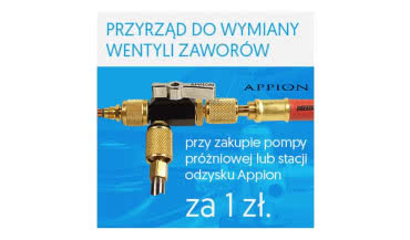 Przyrząd do wymiany wentyli zaworów w promocji