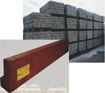 Nadproża keramzytobetonowe L-19