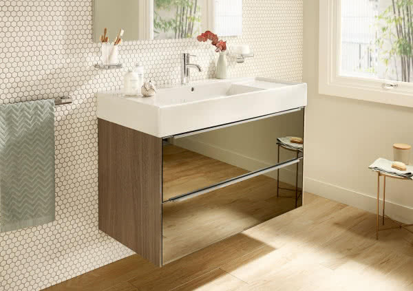 Zestaw łazienkowy Unik z 2 szufladami z kolekcji Inspira 