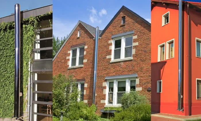 Stalowy komin do kominka - nie tylko przy renowacji