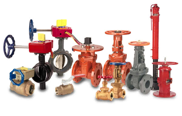 Zawory do zastosowań przeciwpożarowych