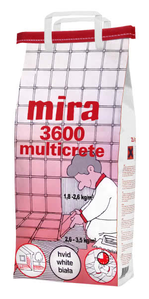 Zaprawa klejowa mira 3600 multicrete (biała)