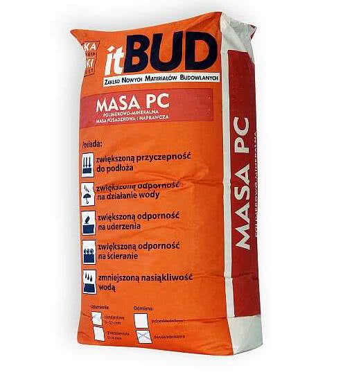 MASA PC 0,5 - jednoskładnikowa polimerowo-mineralna masa posadzkowa i naprawcza