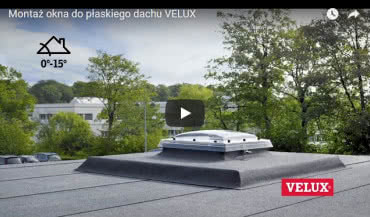 Montaż okna VELUX do dachu płaskiego