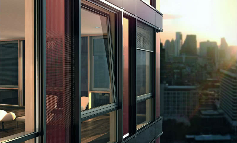 Świetliki dachowe i fasady w pasywnym systemie nakładkowym Schüco AOC