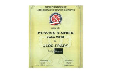 Lock Trap System otrzymuje certyfikat od PSLSK
