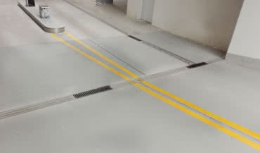 Nowoczesny system odwodnień posadzek w garażach podziemnych, wielopoziomowych