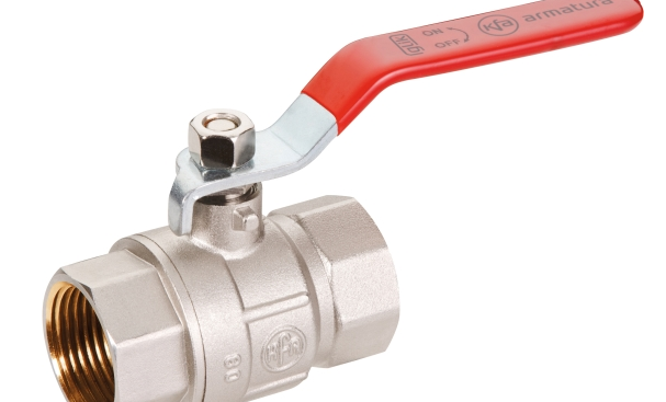 Zawór kulowy GLIK pełnoprzelotowy nakrętno-nakrętny z dźwignią