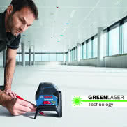 Laser wielofunkcyjny Bosch GCL 2-15 G Professional  z zieloną wiązką laserową