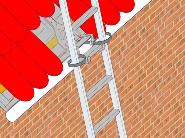 Uchwyty do drabin i pasek zabezpieczający