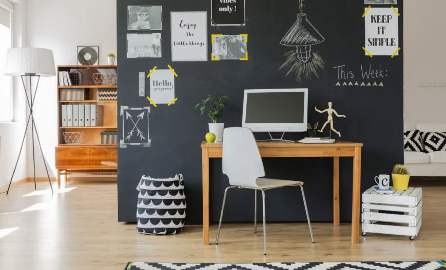 Home office – jak pomalować ściany w domowym biurze?