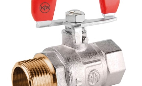 Zawór wodny, pełnoprzepływowy, nakrętno-wkrętny z dławikiem