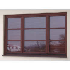 Okno prostokątne, trójskrzydłowe