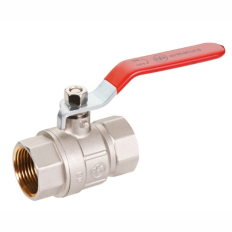 Zawór wodny, pełnoprzepływowy, nakrętno-nakrętny z dławikiem