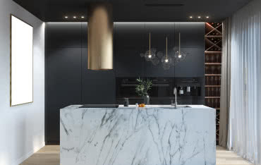 Wykorzystanie odcieni szarości oraz stali w kuchennej aranżacji