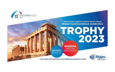 Konkurs GYPSUM TROPHY dla firm wykorzystujących rozwiązania ISOVER, RIGIPS, WEBER