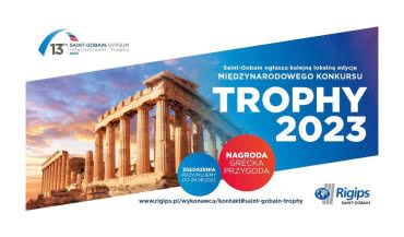 Konkurs GYPSUM TROPHY dla firm wykorzystujących rozwiązania ISOVER, RIGIPS, WEBER