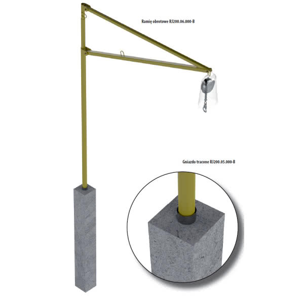 Gniazdo tracone RJ200.05.000-B