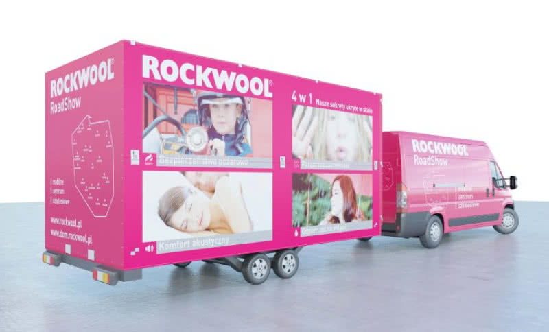 Mobilne centrum szkoleniowe Rockwool w trasie