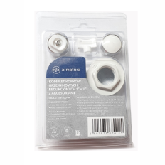 Komplet korków grzejnikowych, redukcyjnych 1"x1/2" z akcesoriami