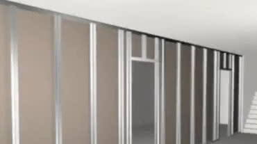 Knauf - Montaż ściany z płyt gipsowych