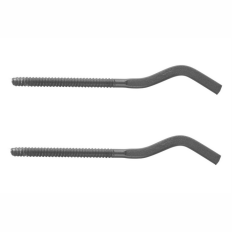 Komplet wieszaków do grzejnika z kołkiem rozporowym w kolorze grafit