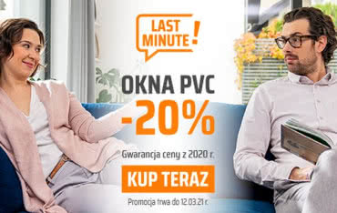 KRISPOL z promocją #LASTMINUTE i 20% rabatem na okna