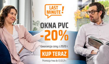 KRISPOL z promocją #LASTMINUTE i 20% rabatem na okna