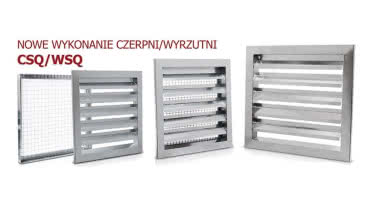 Nowe wykonanie czerpni i wyrzutni CSQ/WSQ