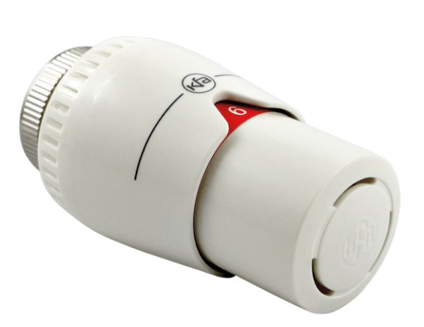 Głowica termostatyczna cieczowa biała