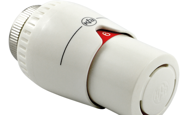 Głowica termostatyczna cieczowa biała