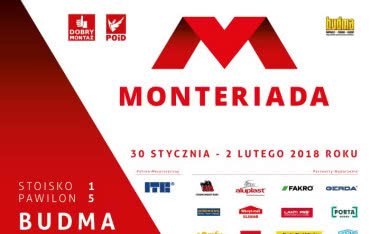 MONTERIADA 2018 już od 30 stycznia na targach BUDMA