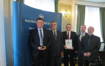 Pilkington IGP wyróżniony za bezpieczeństwo pracy