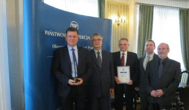 Pilkington IGP wyróżniony za bezpieczeństwo pracy