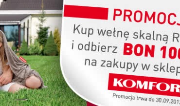 Rockwool nagradza bonami za ocieplanie wełną skalną