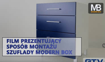 Montaż szuflady ModernBox 