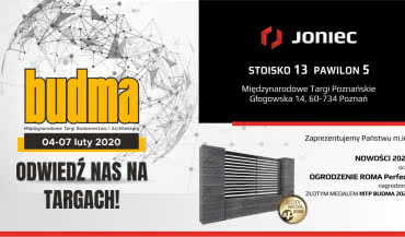 Firma JONIEC® na targach BUDMA 2020