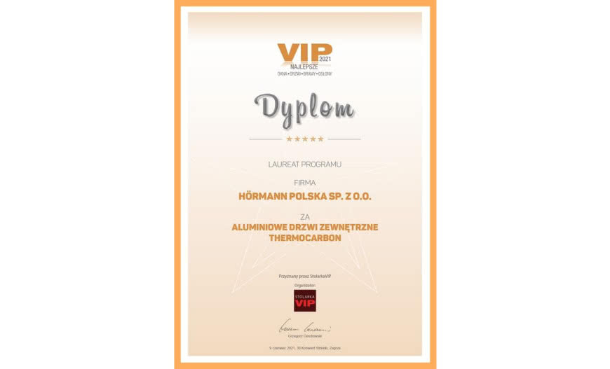 Drzwi ThermoCarbon nagrodzone na 30. Konwencie Stolarki Polskiej