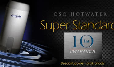 DRAWAR: 10 lat gwarancji na podgrzewacze wody OSO HOTWATER