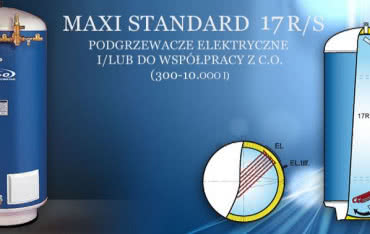 Bezpośrednie podgrzewacze wody OSO seria 17 R/S