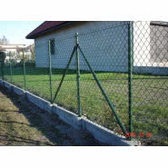 Tradycyjne ogrodzenie z siatki