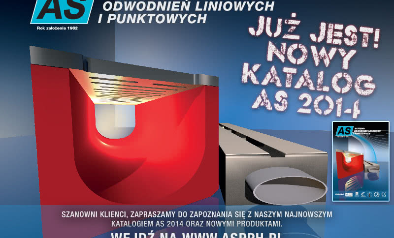 Nowy katalog AS 2014 - Odwodnienia liniowe i punktowe