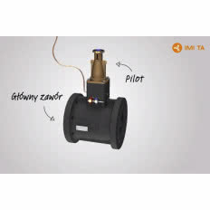 Regulator różnicy ciśnień w technologii sterowania pilotem TA-PILOT-R