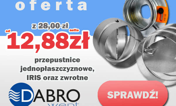 Przepustnice w świetnych cenach