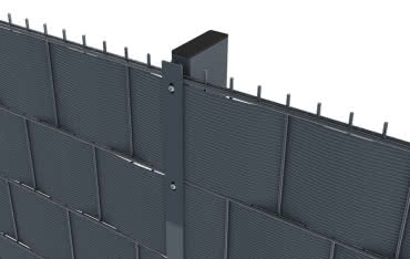 Przesłony Screeno Wave jeszcze bezpieczniejsze dzięki słupom F-Lox Super