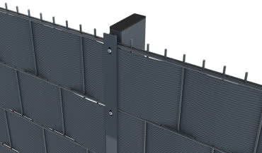 Przesłony Screeno Wave jeszcze bezpieczniejsze dzięki słupom F-Lox Super