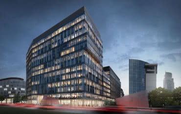 Nowoczesny biurowiec Proximo z systemami aluminiowymi ALUPROF