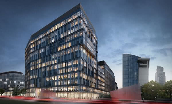 Nowoczesny biurowiec Proximo z systemami aluminiowymi ALUPROF