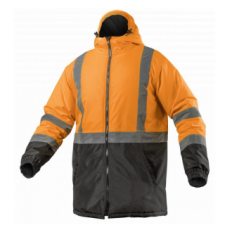 LEDA kurtka ostrzegawcza parka ocieplana pomarańczowa L (52)