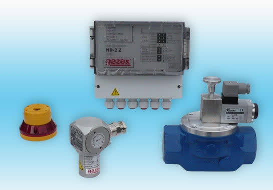 System bezpieczeństwa gazu